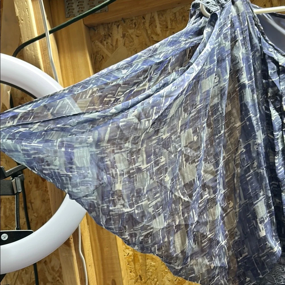Blue Patterned Dress - Picture 2 of 7